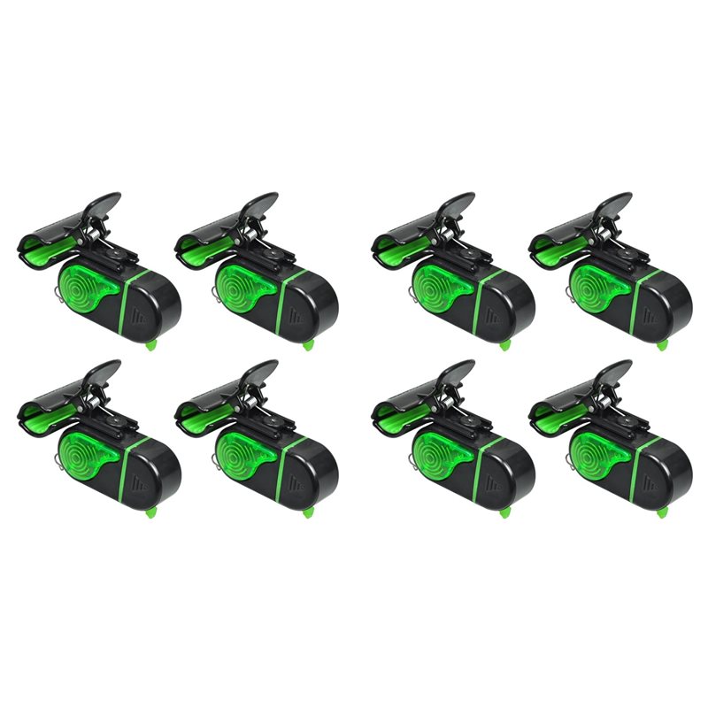 Bite Alarm - Сигнализаторы поклевки A06F-8PCS с LED-подсветкой -