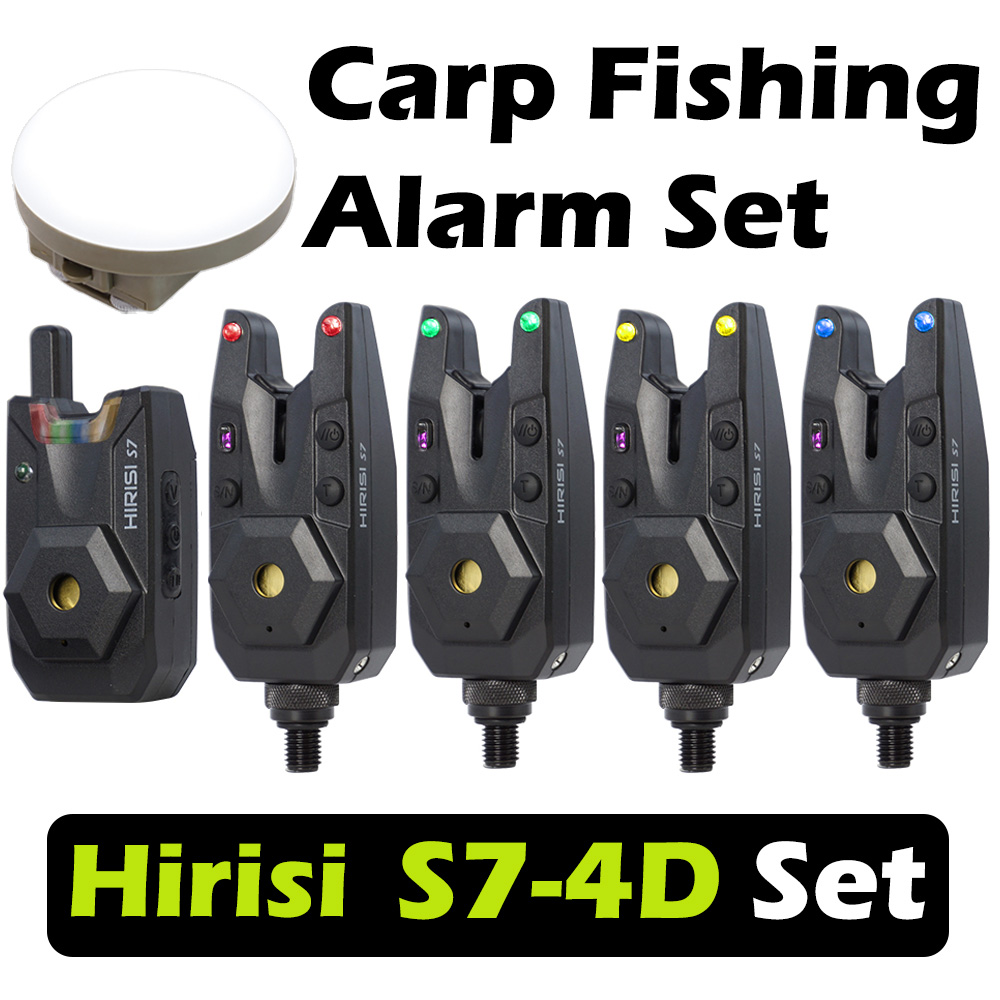 Bite Alarm - Беспроводной набор сигнализаторов поклевки Hirisi S7-4D