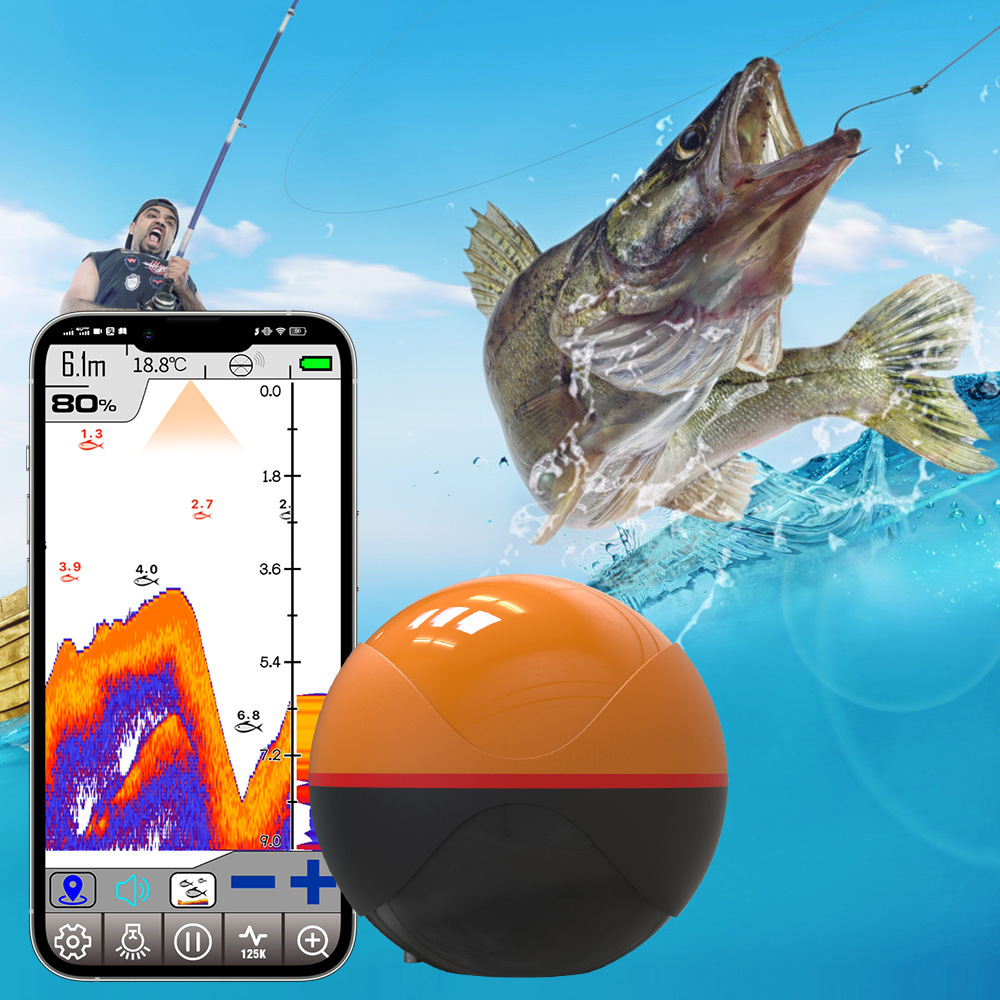 Новый двухчастотный умный Wi-F – обзор и цена Fish Finder Battery